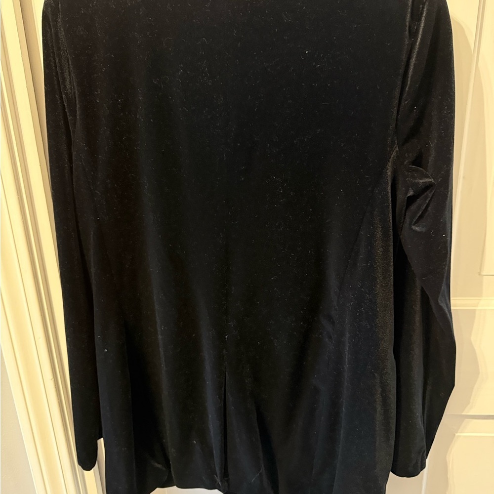 Truth by Republic Black Velvet Women's Suit Jacket EUC - Picture 4 of 4
